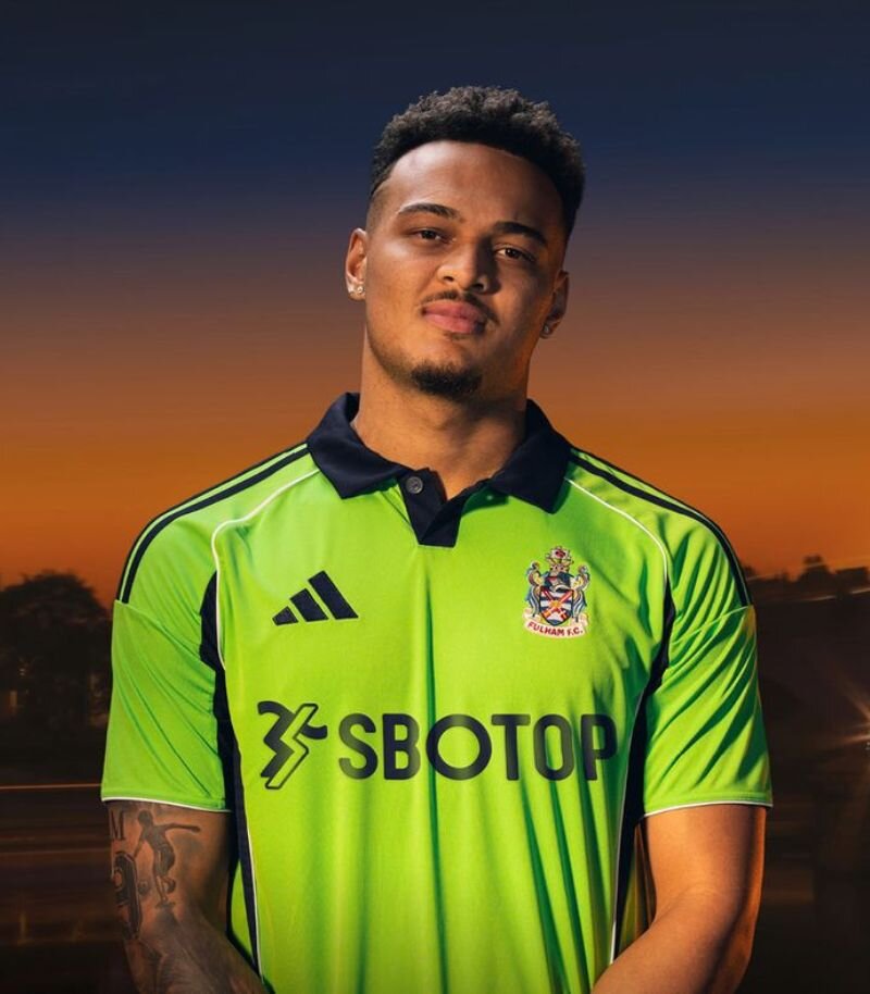green fulham away kit
